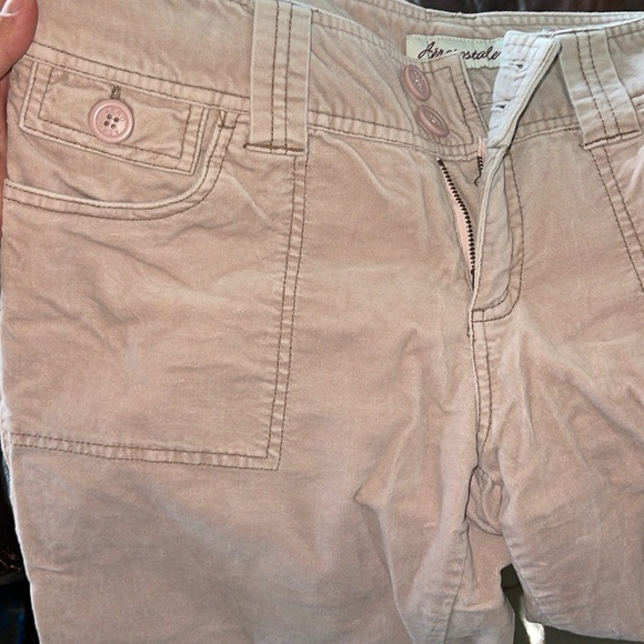 Light pink Aeropostale pants. 9/10 regulars. - Picture 6 of 7